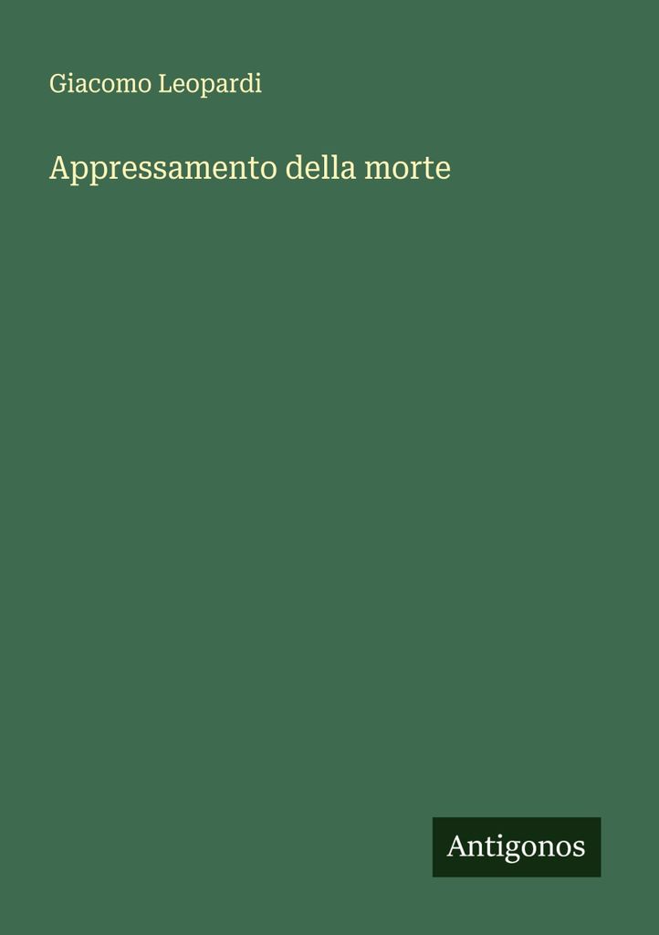 Appressamento della morte