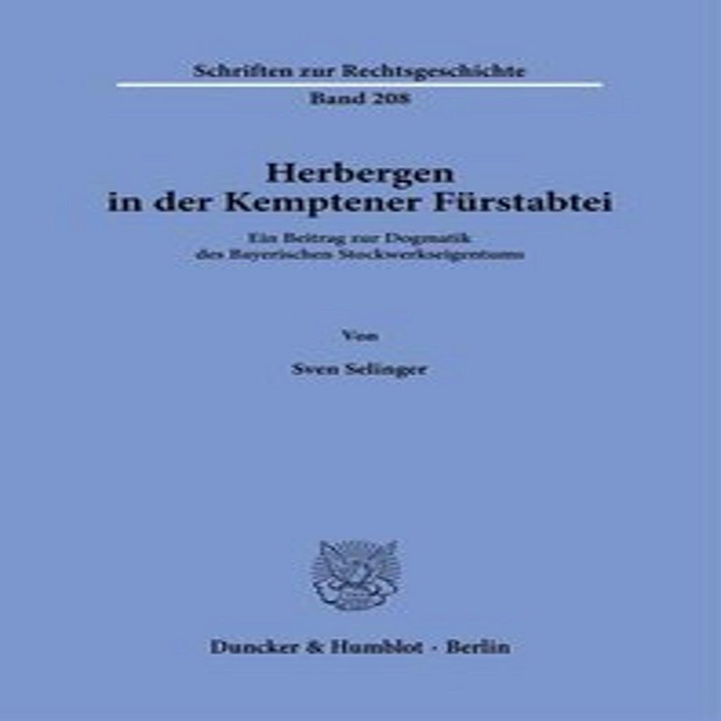 Herbergen in der Kemptener Fürstabtei.