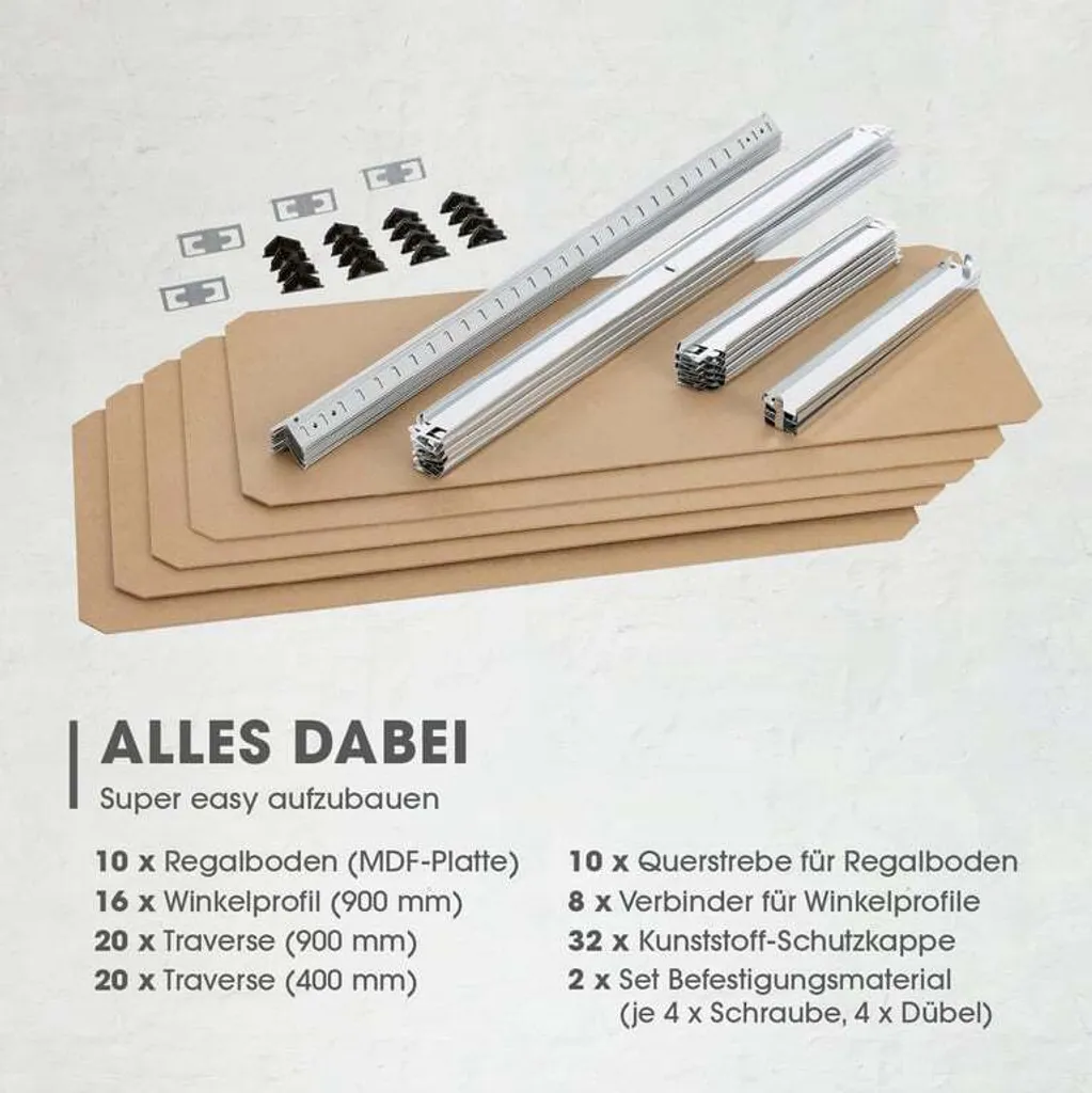 Rayonnage Métallique Modulable 2 en 1 et Établi d'Atelier - Pack de 2 Unités