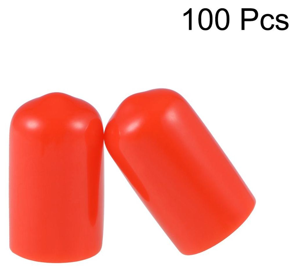 100 Stš¹ck Gummi Endkappen 10mm Innendurchm. Gummikappen Runde Schutzkappen Gummi Abdeckung Stopfen M?belgleiter Bolzen Gewindeschutz fš¹r Schr...