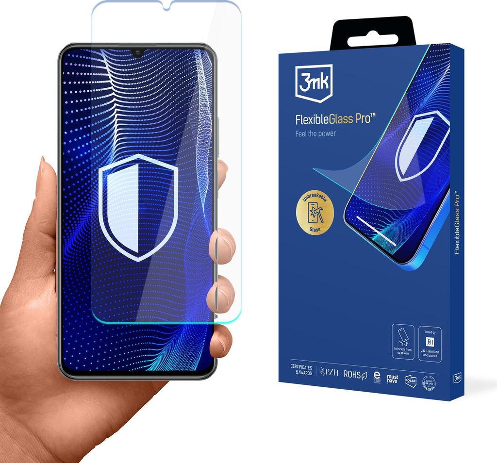 3mk Display Hybridglas FlexibleGlass Pro für Realme C61 0,3mm