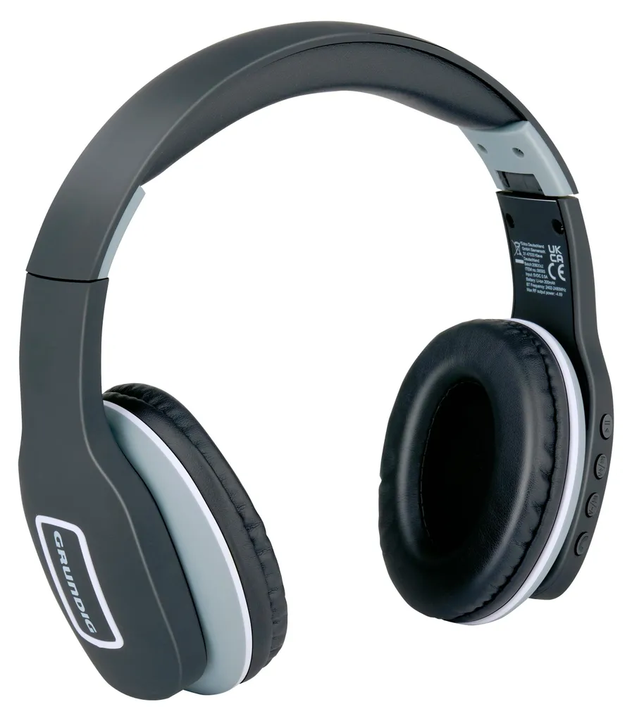 Cuffie Grundig Wireless Over-Ear Nere: Regalo Perfetto con USB-C