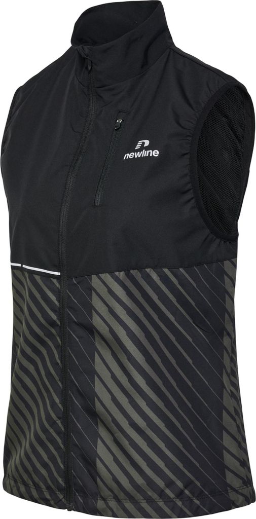 hummel nwlPACE GILET WOMAN BLACK BELUGA AOP BLACK BELUGA AOP S