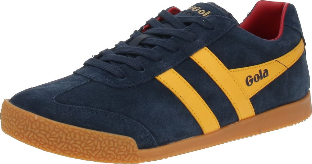 Gola Harrier Suede - Herren Sneaker - Navy-Sun-Red, Produktbild 
