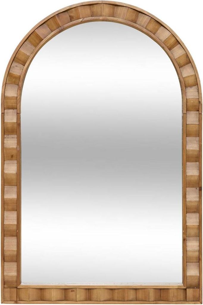 Spiegel lucas bogen 71x106cm braun - Atmosphera créateur d'intérieur
