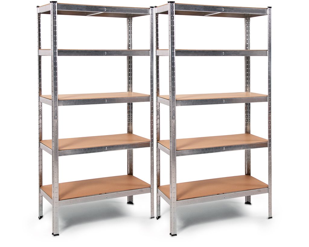 ondis-24 2x Steckregal Metall Thomas, 180x90x40 cm, 5 Böden Produktbild