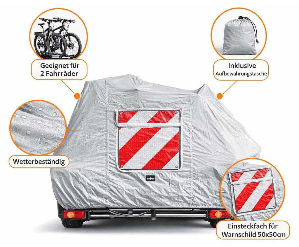 Fahrradschutzhülle Wohnmobil für 2 Fahrräder Fahrrad Produktbild 