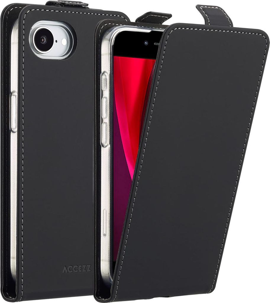 Étui à rabat Accezz pour Apple iPhone 17e / 16e - Noir Image du produit 