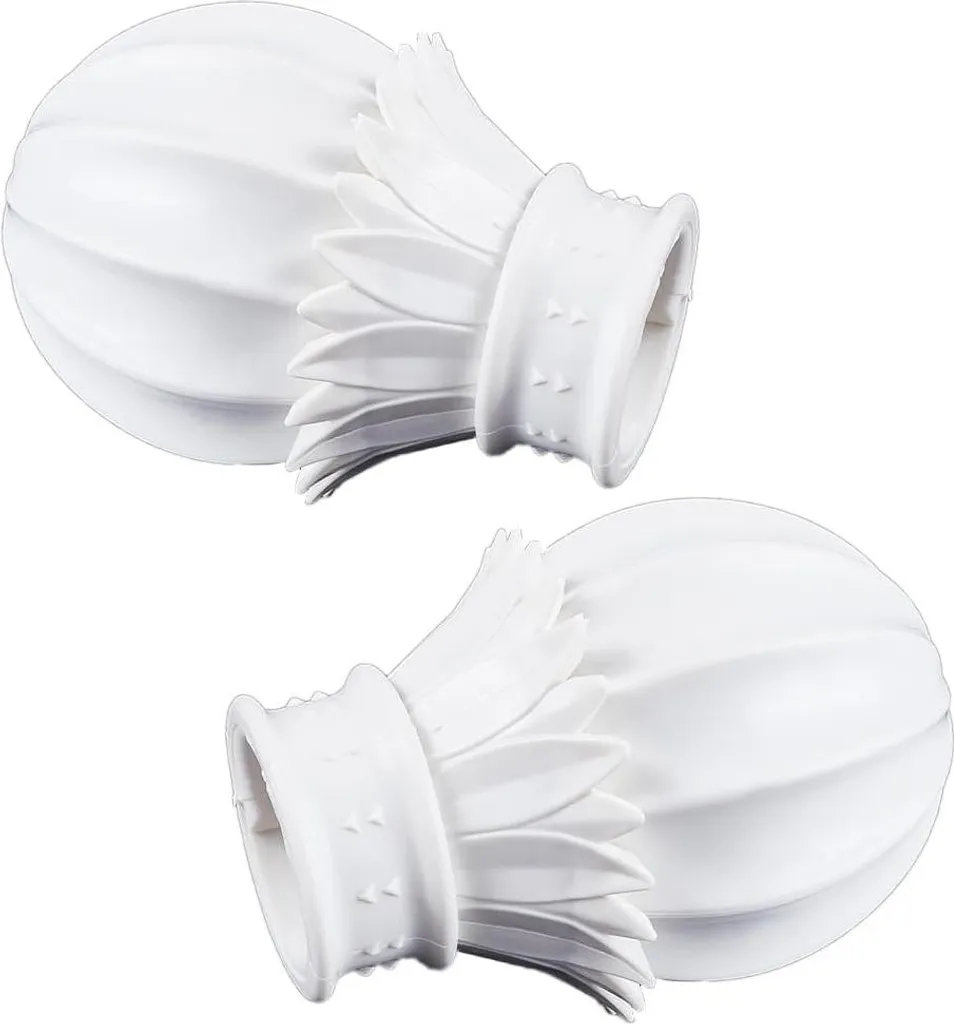 Paire d'Embouts Décoratifs pour Tringle à Rideaux Style Boule 29 mm