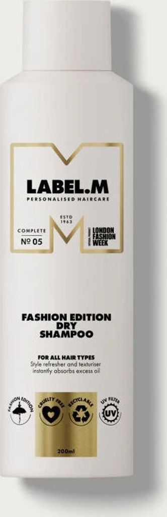 Label.M Fashion Edition Dry Shampoo trockenes Shampoo für alle Haartypen 200 ml