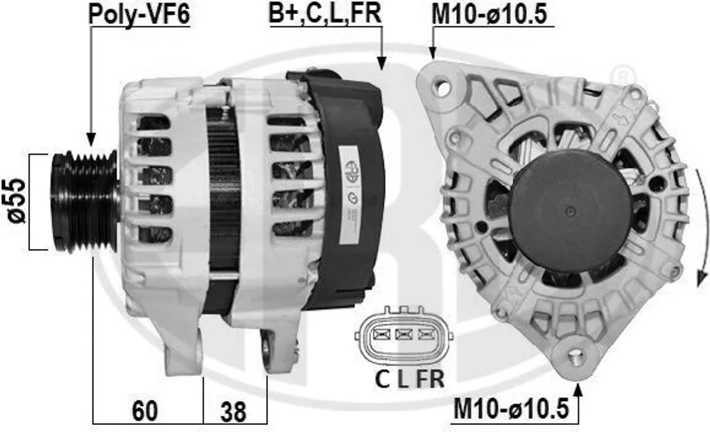 Problème de charge ? Alternateur ERA 209009A pour Kia et Hyundai iX35