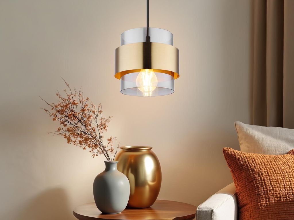 LED Rauchglas Esstischlampen, schöne Küchenpendelleuchten für über Kücheninsel