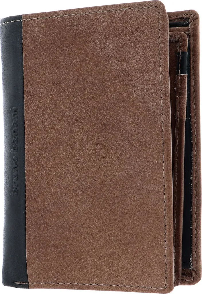 Bruno Banani Oslo Wallet High Pelle Marrone Nero | Portafoglio Uomo
