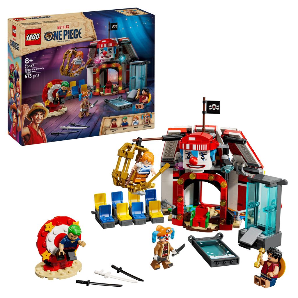 LEGO Namiot cyrkowy klauna Buggy’ego, Zestaw do budowania, Zdjęcie produktu 