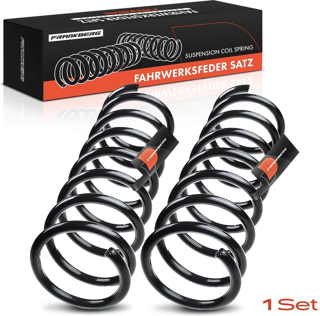 Frankberg 2x Fahrwerksfeder Hinterachse für Ford Mondeo III Turnier BWY 2000-2007