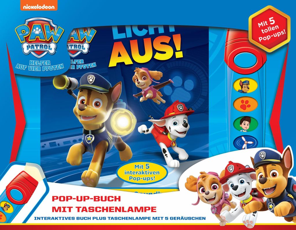 PAW Patrol, Licht aus! - Pop-up-Buch mit Taschenlampe - Produktbild 