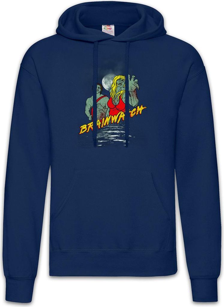 Urban Backwoods Brainwatch, Herren Hoodie, Farbe: Navy, Größe: S