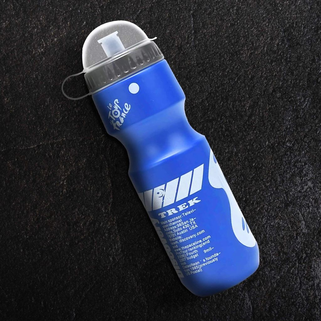 Fahrradflasche 750ml Inkl. Halter, auslaufsicherer Verschluss, Universalbefestigung