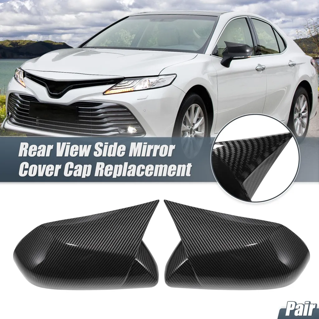 Coques de Rétroviseur en Fibre de Carbone pour Toyota Camry 2018-2023