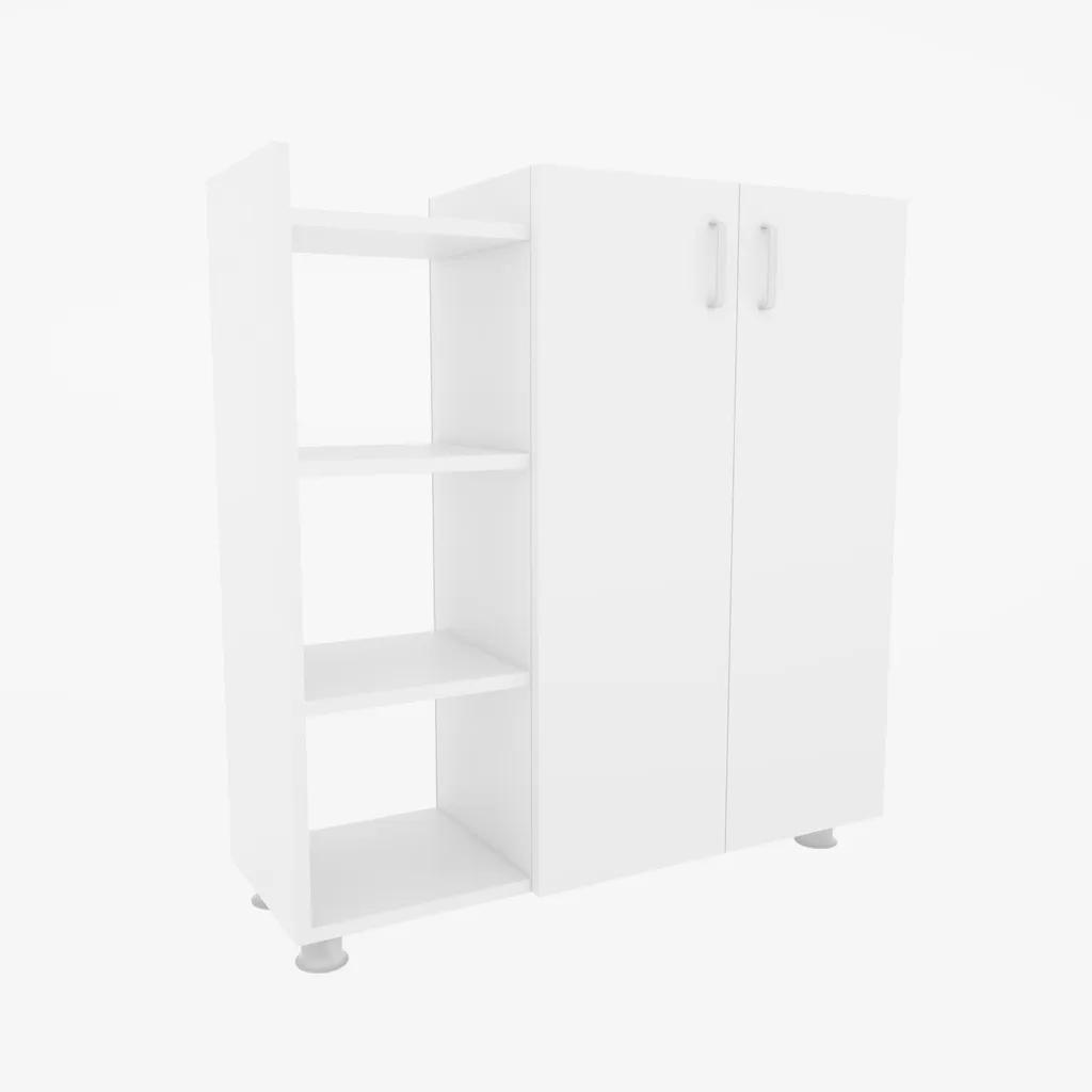 Rangement Chaussures Gain de Place Asus DCD Blanc 95x90 cm Skye Decor