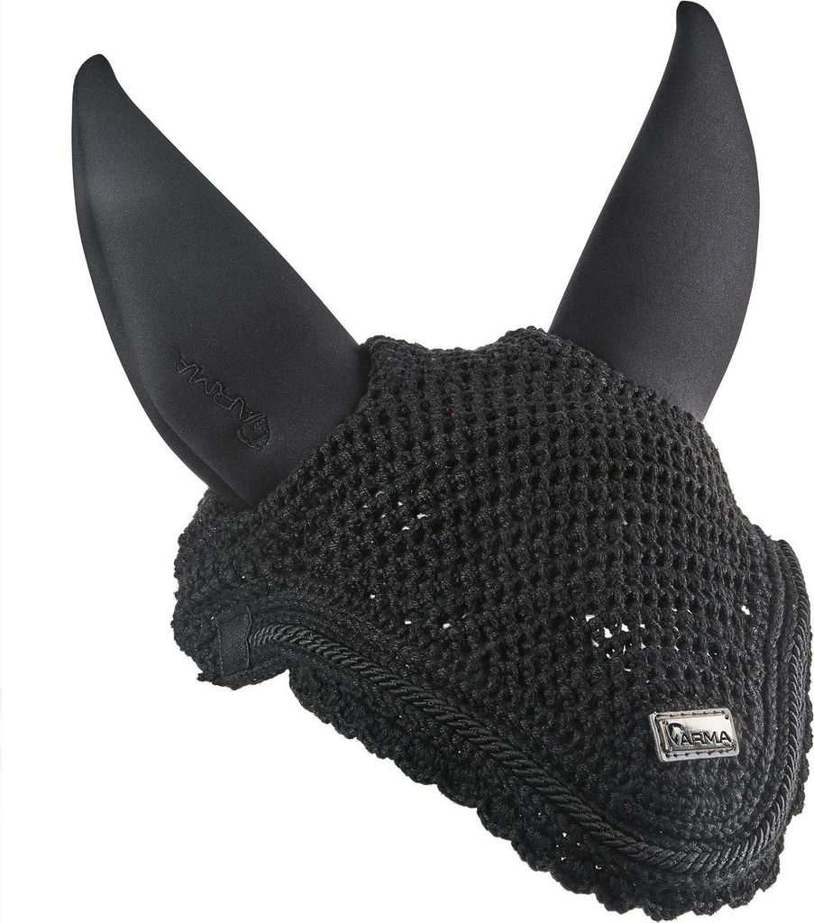 ARMA - Fliegenhaube für Pferde "Calm" ER1706 (Cob) (Schwarz)