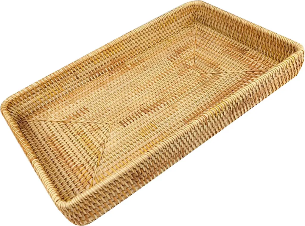 Plateau en rotin : la solution de rangement pour une table ordonnée - 2