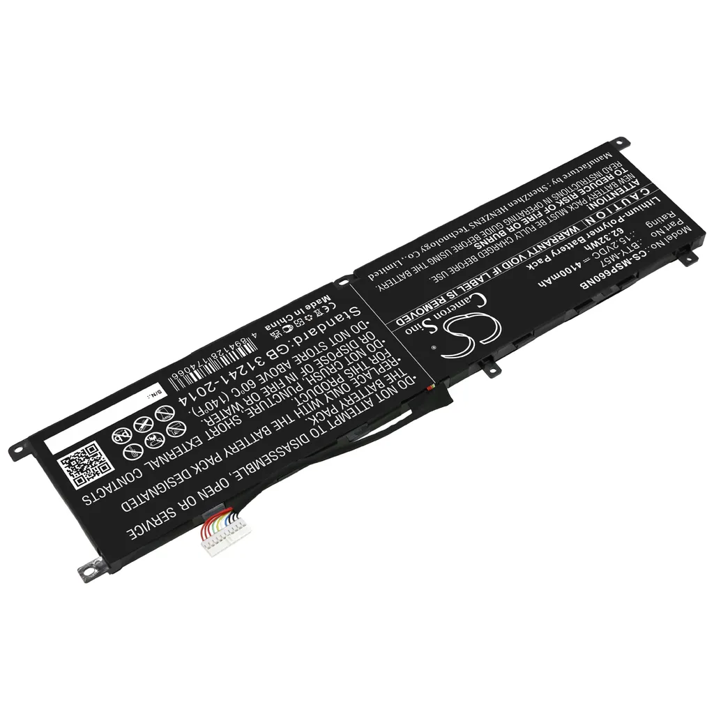 Batterie de Rechange pour PC MSI Leopard GP66 GP76 Haute Capacité BTY-M57