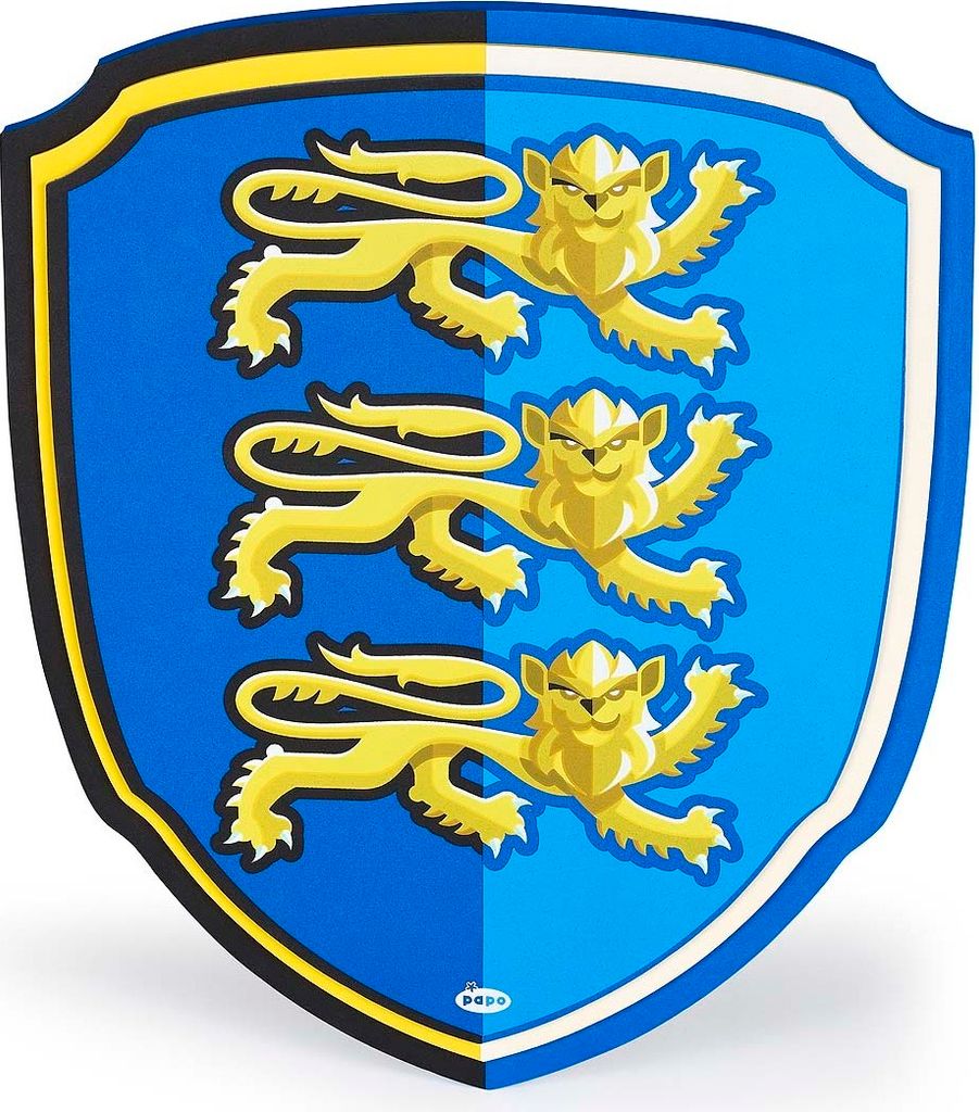 Spielfigur Papo Schild Lionritter
