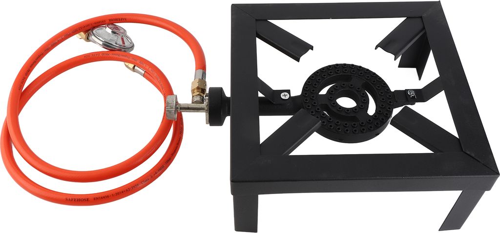 8 kW Gaskochring Gusseisenofen Großer Flüssiggasofen Produktbild 