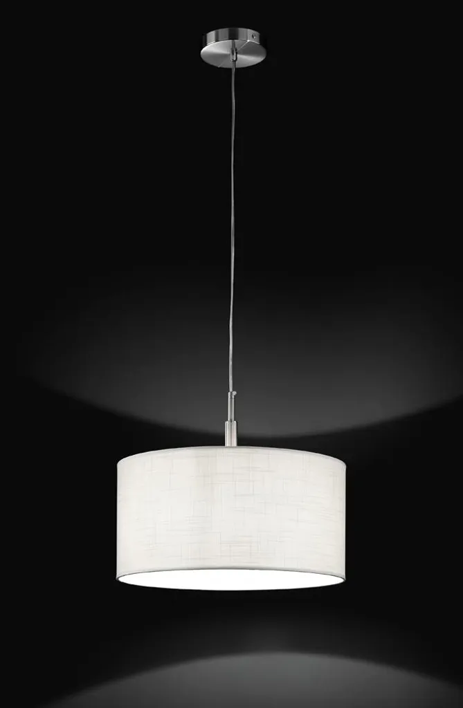 Suspension Spazio Perenz Ø40cm Abat-jour Tissu E27 Design Chic Moderne