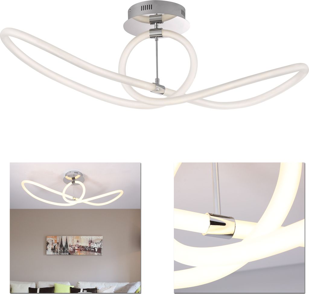 Deckenlampe LED Deckleuchte 50W modern Wohnzimmer Lampe Leuchte