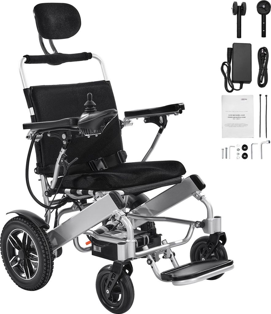 SucceBuy Elektrischer faltbarer Rollstuhl, 21 km Produktbild 