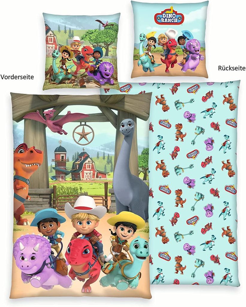HERDING Dino Ranch Bettwäsche - Friends - Produktbild 