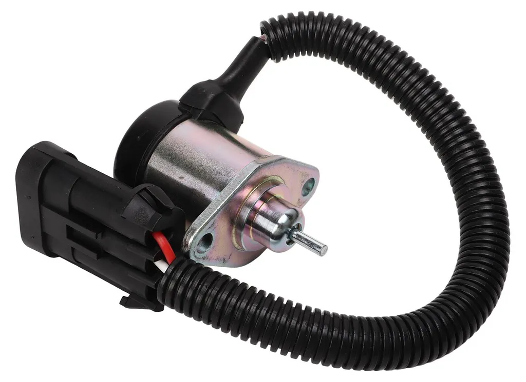 Solénoïde d'arrêt de secours 12V compatible chargeuse Bobcat - 6