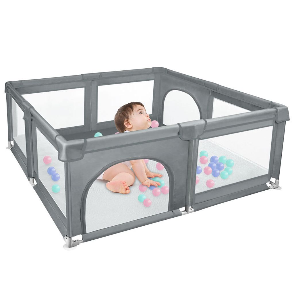 Baby Laufgitter mit 50 Kugel 120x120x66cm Aktivitätszentrum Produktbild 