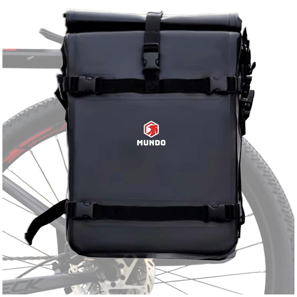 MUNDO® Fahrradtasche Gepäckträger 28L – Wasserdicht, PVC, Produktbild 
