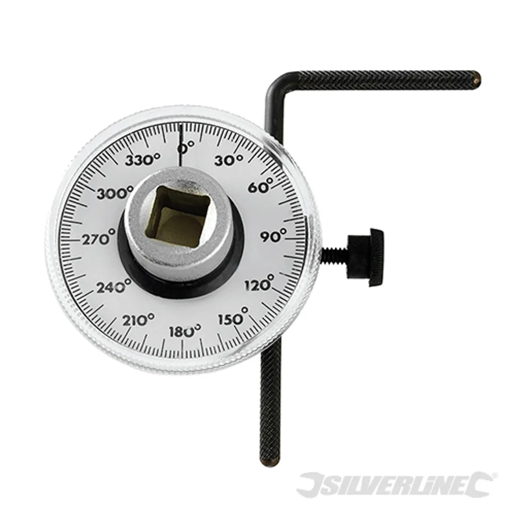 Silverline 254617 Goniomètre d'angle pour clé dynamométrique 1/2" - 2
