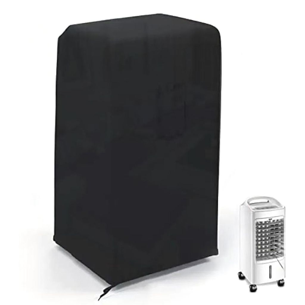 Abdeckung für Mobile Klimageräte,46x40x75cm Staubschutzhülle aus 210D Oxford Gewebe,Schutzhülle für Tragbare Klimaanlagen,Schwarz