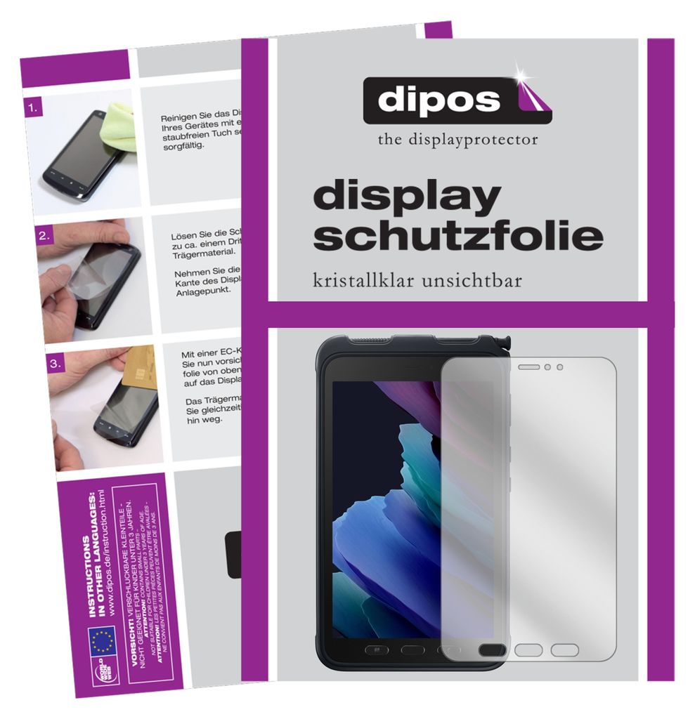 2x ochranná fólie pro Samsung Galaxy Tab Active 3 čirá Obrázek produktu 