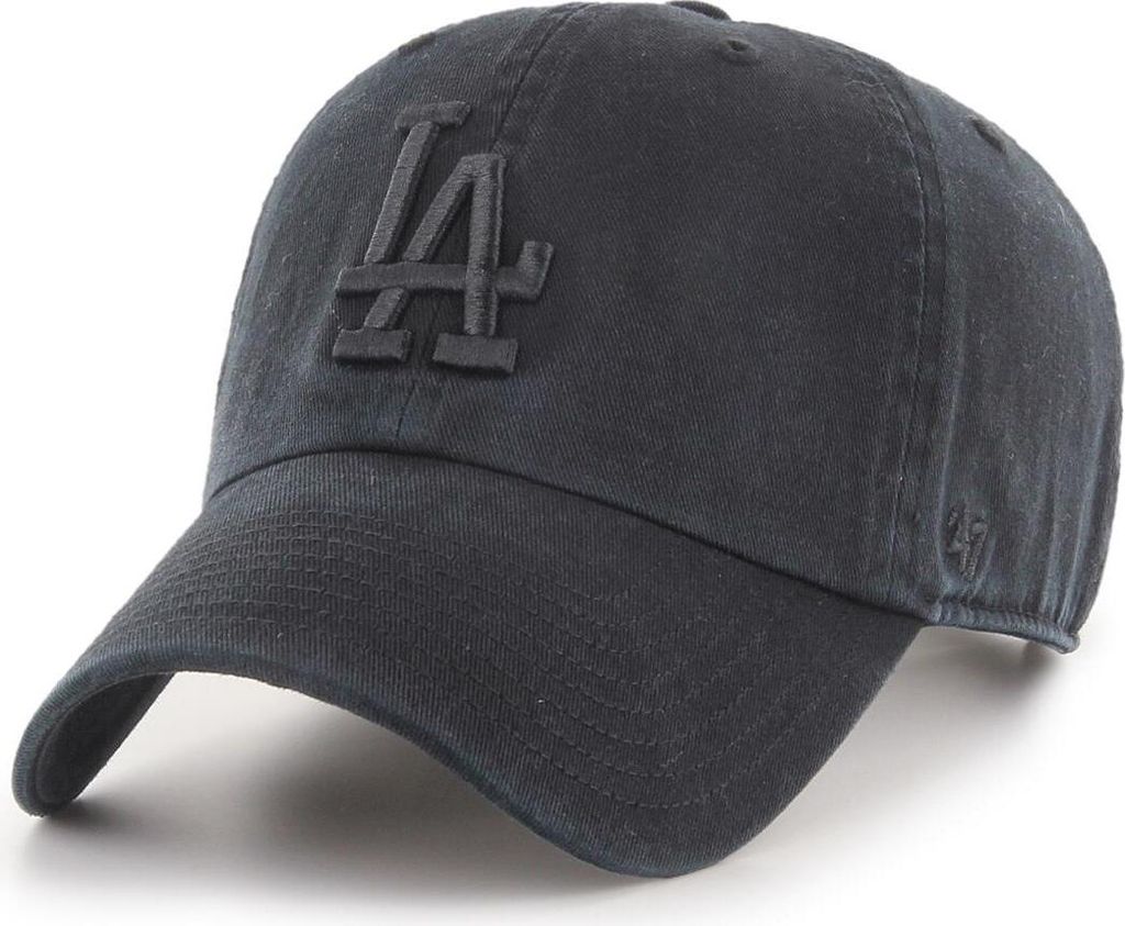 '47 Brand MLB Clean Up Strapback Cap Los Angeles Dodgers black/black