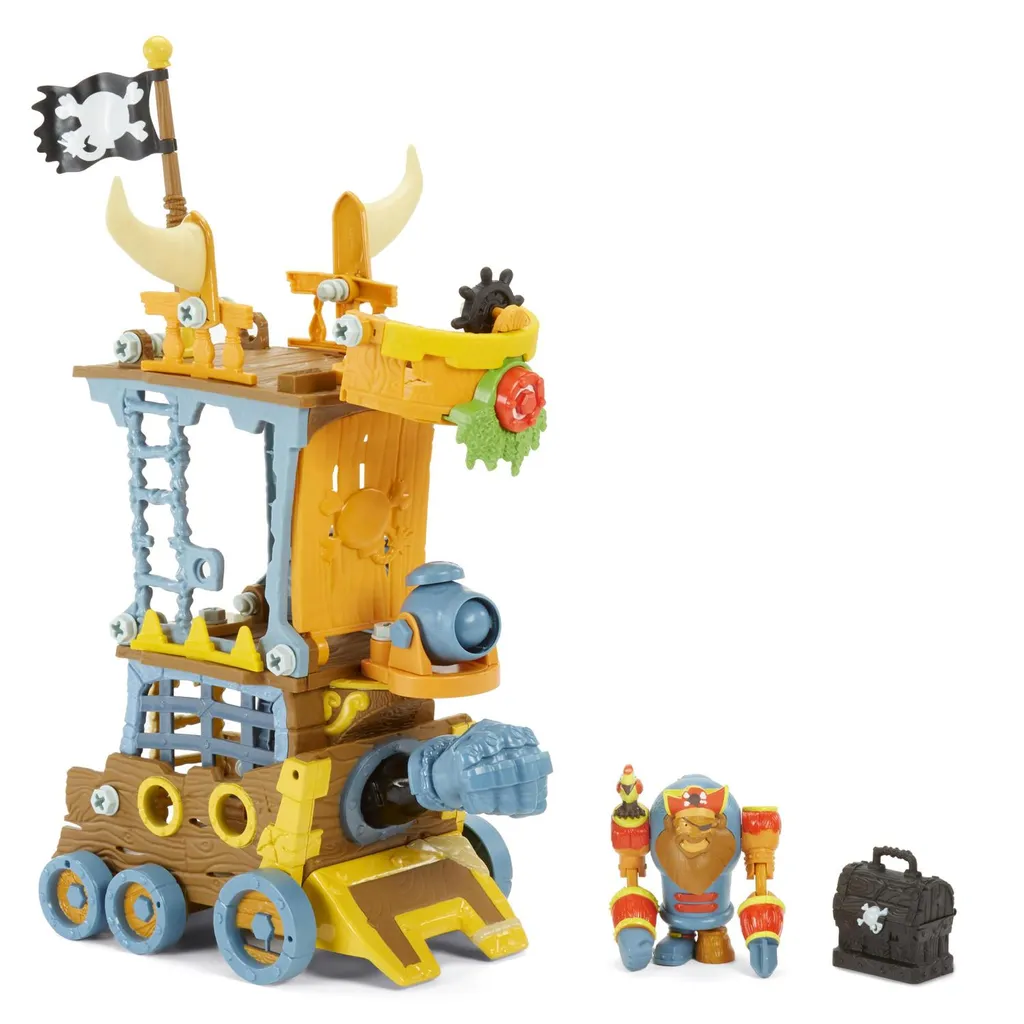 Kingdom Builders Wreckin' Roller Jouet Transformable avec Accessoires