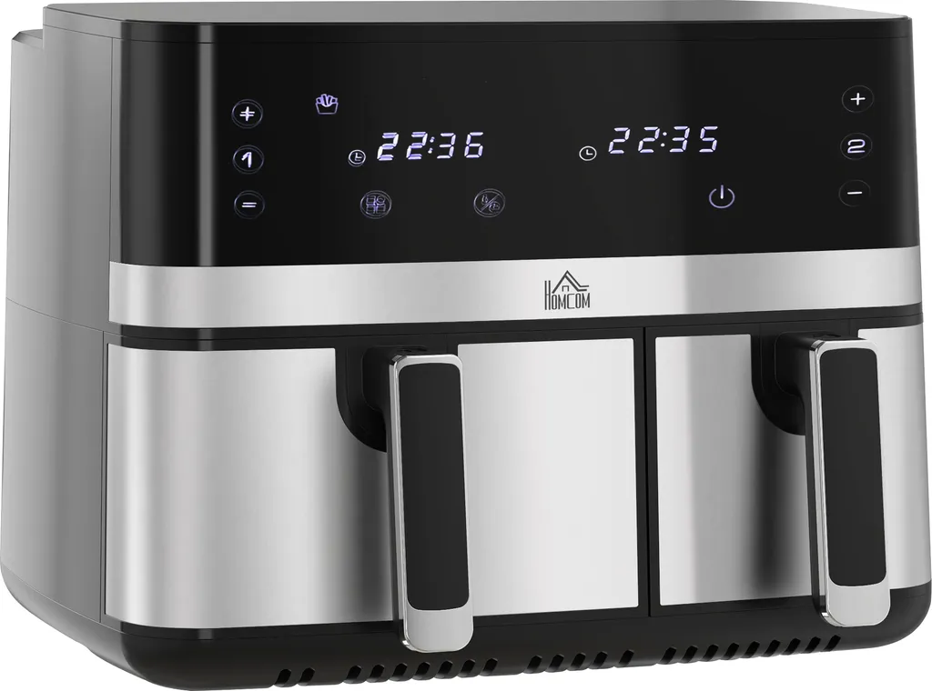 Double friteuse sans huile Air Fryer XL 8,5L pour des repas de famille