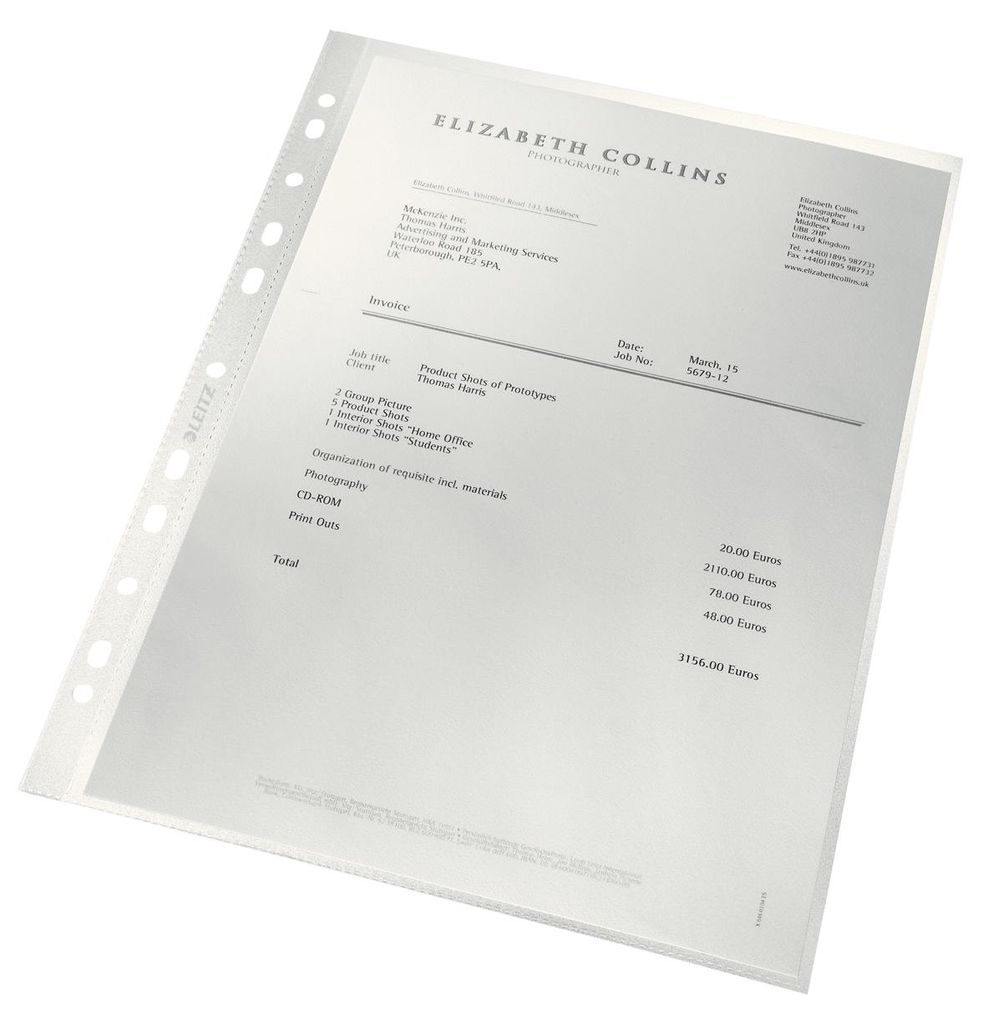 Leitz 47913003 Klarsichthülle 210 x 297 mm (A4) Polypropylen (PP)