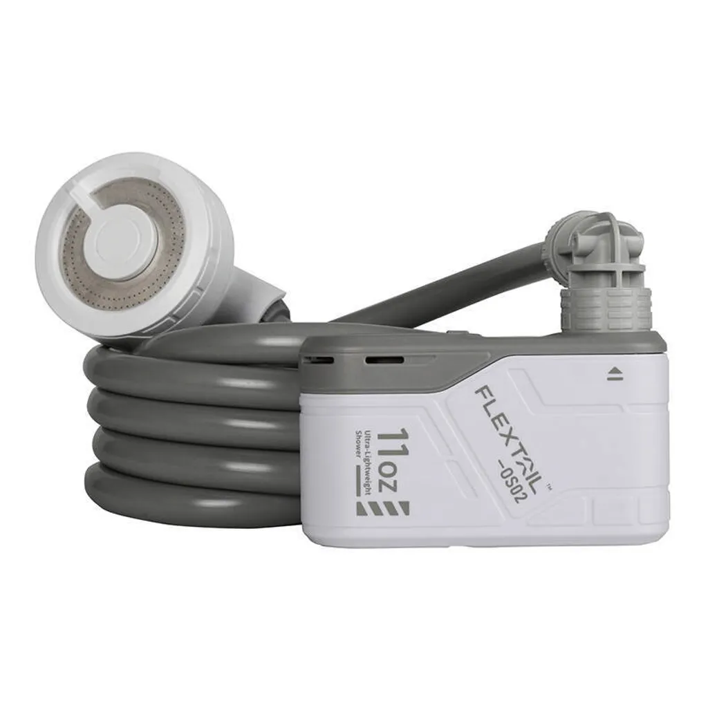 Douche portable MAX SHOWER Flextail - Autonomie et débit 2.2L par min