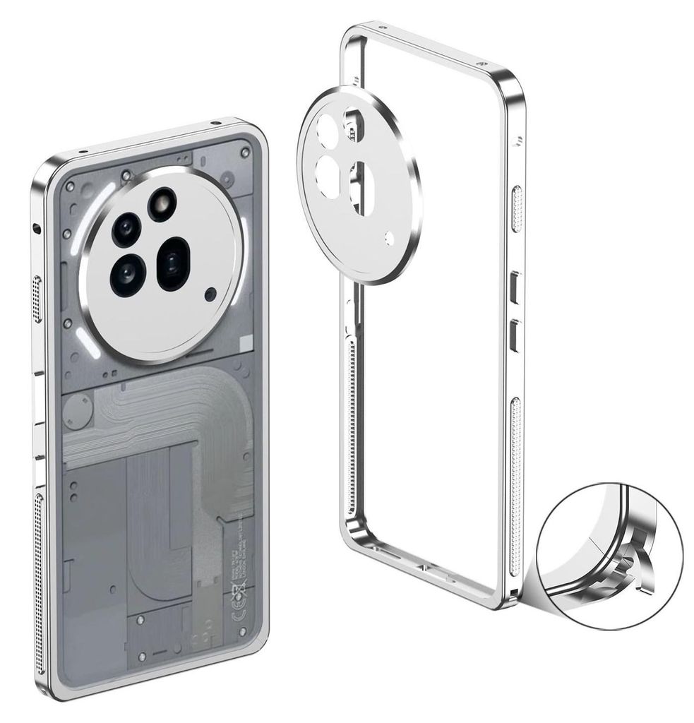 Für Nothing Phone 3a Pro Metallrahmen Wärmeableitung Kamera Produktbild 