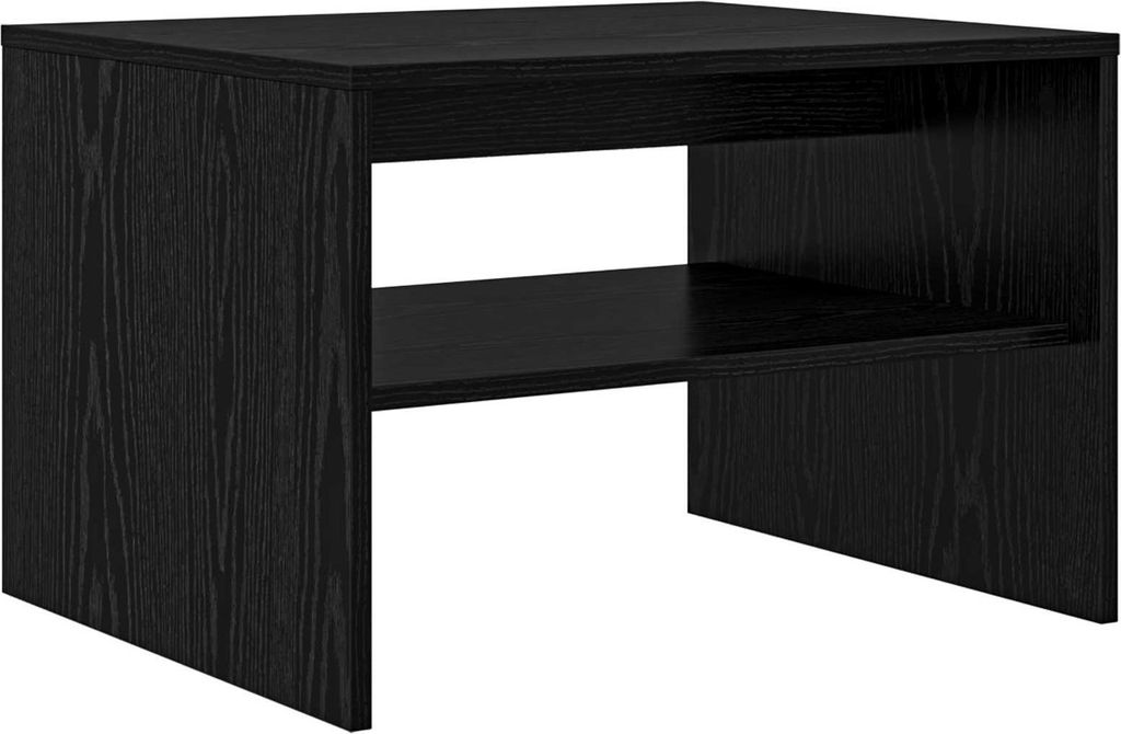 Couchtisch Schwarz Eichen-Optik 60 x 50 x 40 cm Holzwerkstoff