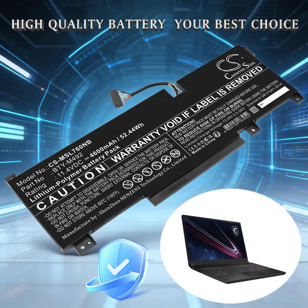 Batterie Li-Polymère pour MSI Bravo 15 B5DD-030T - Performance et Sécurité - 5