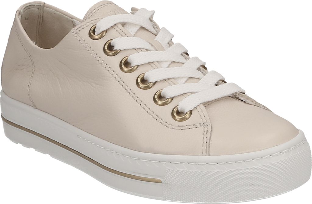 Paul Green Sneaker 4704-288, Glattleder, Beige, Damen