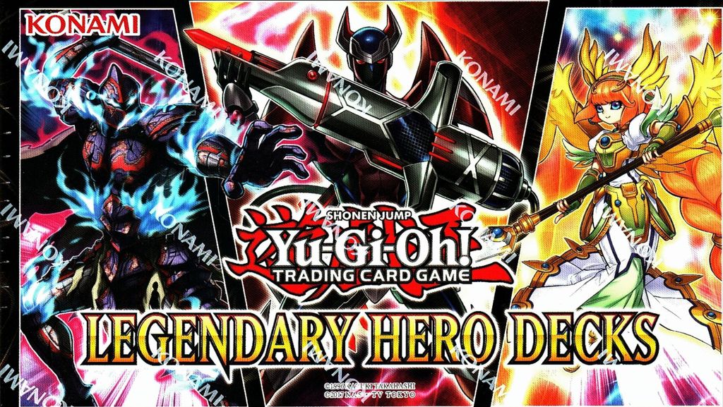 Konami Yu-Gi-Oh! Legendary Hero Decks, Kartenspiel, Produktbild 