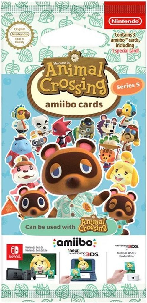 Amiibo-Karten – Animal Crossing Serie 5? Enthält 3 Karten, Produktbild 